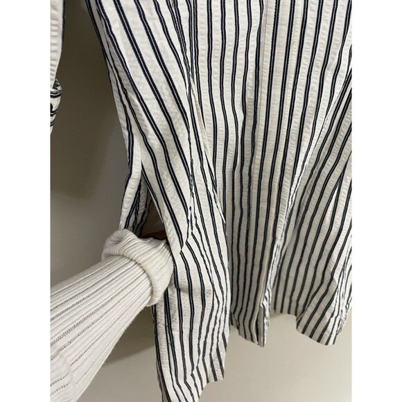 Madewell Tucked Mini Shirtdress NWT Size 6 - Picture 11 of 14